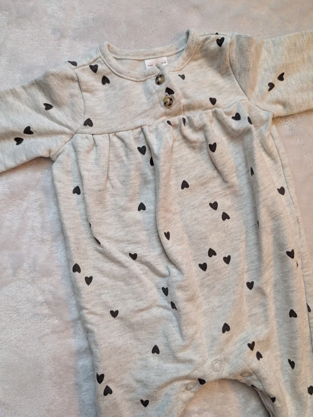 Carter’s Jumpsuit Set • Size 3M • NWOT Hearts & Leaves
